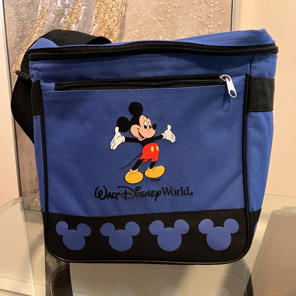 Official Walt Disney World Mickey blue insulated cooler bag 💙